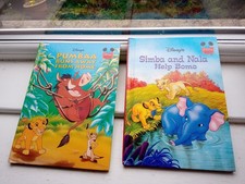 2 x Grolier Disney lion king's