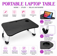 Folding Laptop Table Stand Bed
