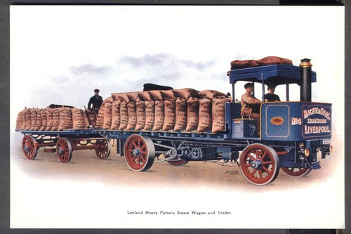 Modern postcard c1914 leyland - postcard:,