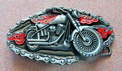 Za1 metal belt buckle - belt, biker