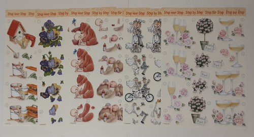 Die cut step mixed - by,