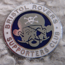 Bristol Rovers Supporters Club vintage football enamel pin badge