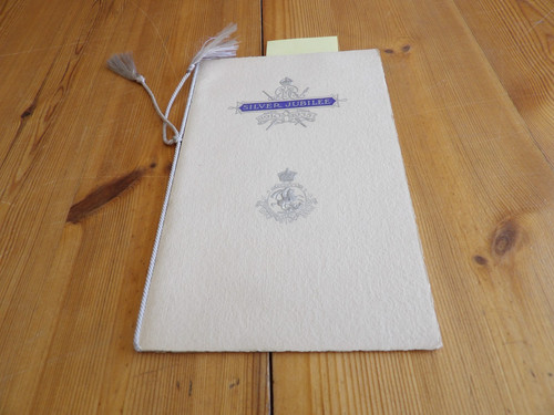 1935 menu silver jubilee king - 1935,