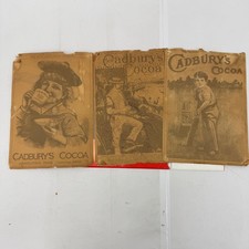 Vintage Cadbury's Posters/Adverts from Punch Magazine, 1892, Original Prints