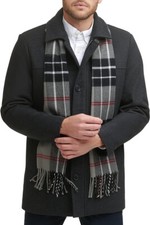 NWT $188 SIZE XL Dockers® Men's Weston Wool Blend Scarf Coat WASHABLE