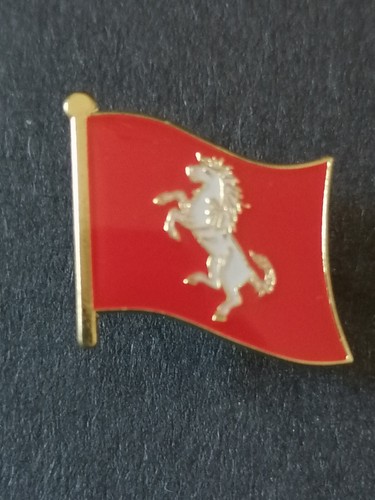 Kent county flag lapel pin - county,