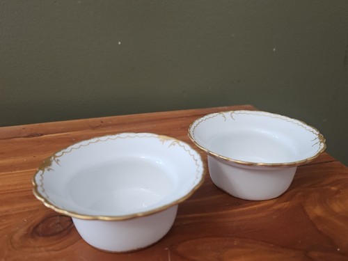 Gold white ramekin - white, bowls