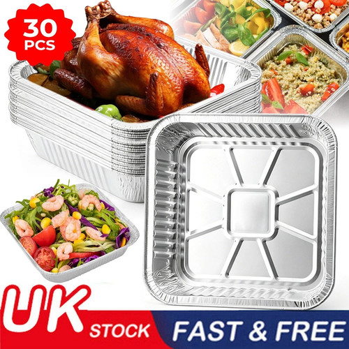 30pcs aluminium foil trays - aluminium,