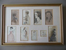 9 Victorian Portrait Studies