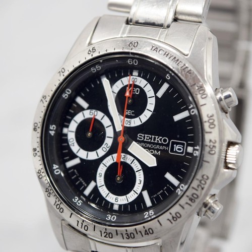 Seiko chronograph 100m water - chronograph,