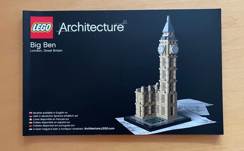 Lego big ben 21013 - ben,