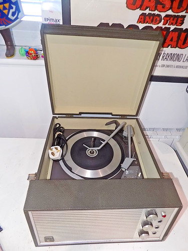 Ekco vintage record player - record,