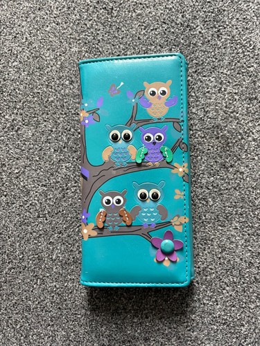 Turquoise women long purse - long,