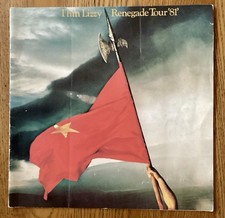 Thin Lizzy Renegade 1981 Tour Programme Rare Memorabilia UK