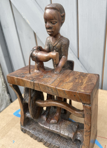 Intricately carved african - intricately,