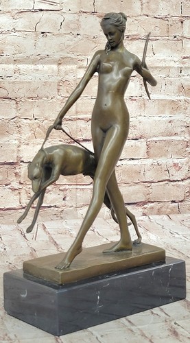 Signed 100 bronze nude diana - nude,