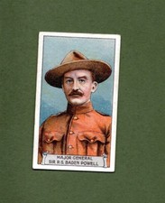 Pascall Confectionery Boy Scout Series 1912 Baden Powell Type Card Nr Ex