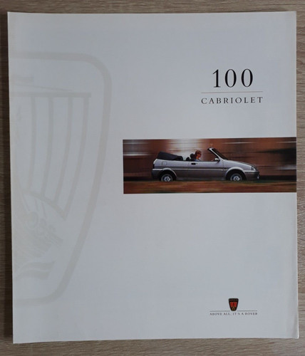 Rover 100 cabriolet brochure - rover,