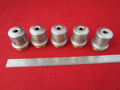 Lot reichert microscope - 5, ea