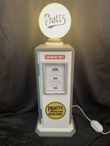 Pratt petrol pump style lamp - pratt's,