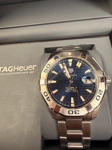 Tag heuer men blue - blue, aquaracer