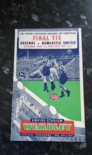 Cup final programme - f,