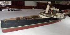 Wooden remote control model steam paddle boat for restoration project