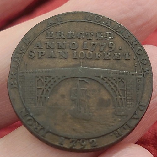 Lovely 1792 halfpenny conder - 1792,