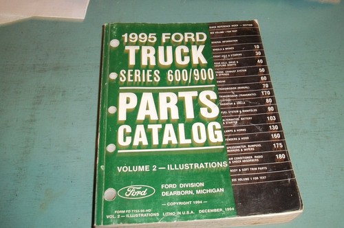 1995 ford truck series - series, 600/900