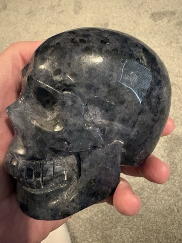 Large iolite crystal skull - large,