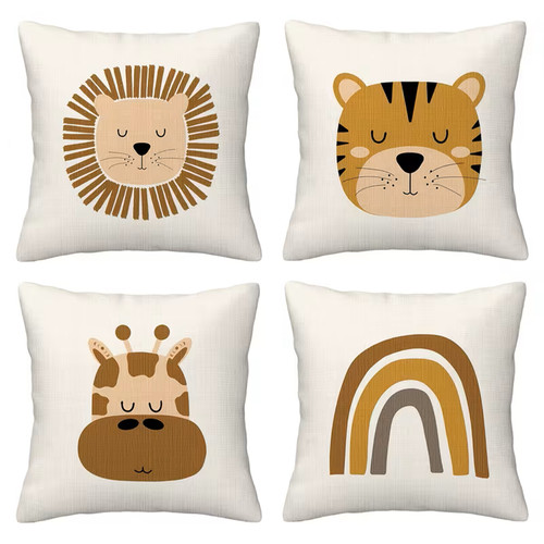 Jungle animals cushion covers - animals,