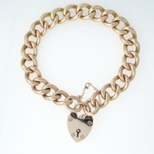 Antique 9ct Rose Gold Curb