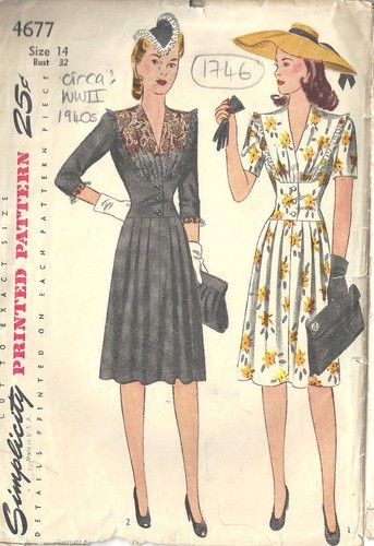1940s ww2 vintage - 1940s,