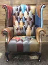 Queen Anne Highback chair /