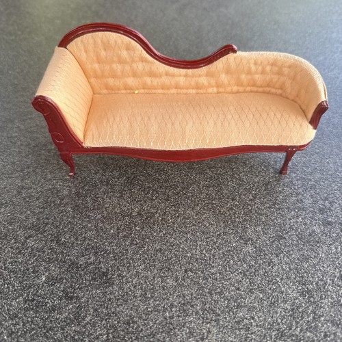 Dolls house furniture chaise - dolls,
