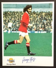 George Best Manchester United Signed Photo Westminster Autographed Editions