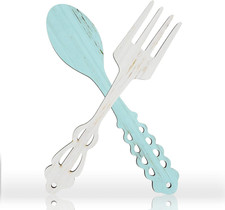 2 Pieces Large Fork and Spoon