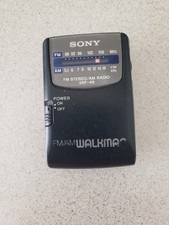 Sony Walkman SRF-49 FM Stereo & AM Personal Radio, Vintage Model - USED, WORKING