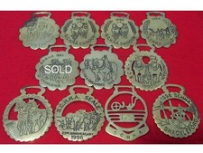 Heavy KB Vintage Cast Horse Brasses of SCHHA various years & Places