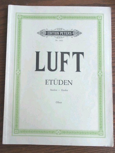 Luft etüden for oboe - etÜden,