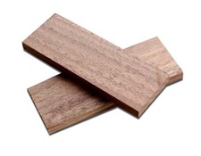 SET OF OLIVE WOOD SCALES FOR