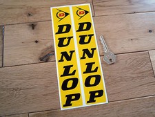 DUNLOP Black on Yellow Red D