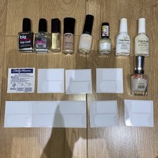 Job Lot Nude Nail Polish Kit & French Tip Guides