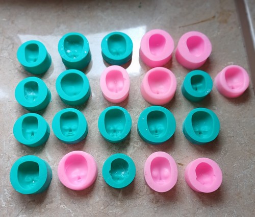 Fondant face moulds - face,