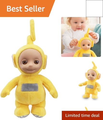 Bright yellow laa talking - laa-laa,