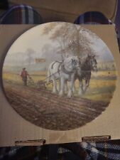 Royal Doulton Bone China "His Hand To The Plough" Collectors Plate Boxed