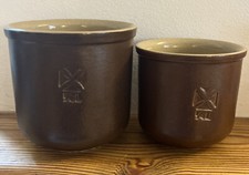 2 Salt Glaze 1/2 Litre and 1/4