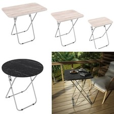 Wooden folding side table - tv,