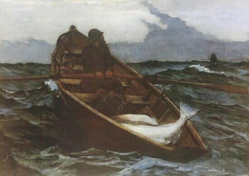 Fog warning winslow - warning, homer