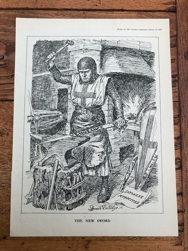 1942 cartoon print - , crusader